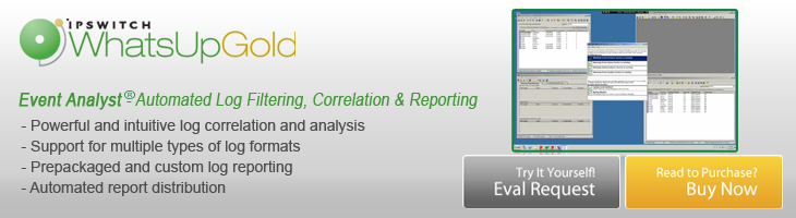 WhatsUp Gold Event Analyst Log Management